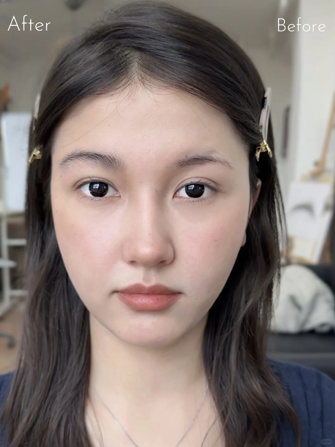 这野生眉太绝了！太像自己长的了吧！