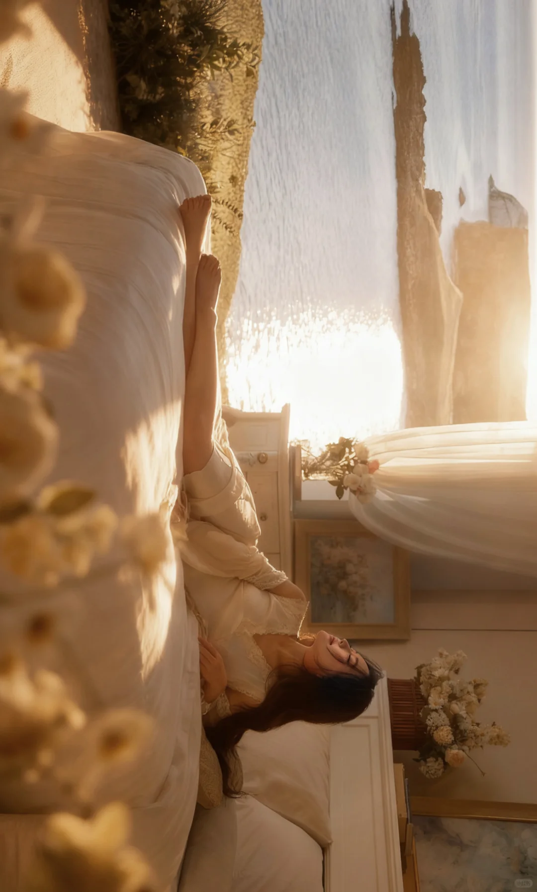 谁能拒绝在海边法式卧室里虚度时光啊🌊