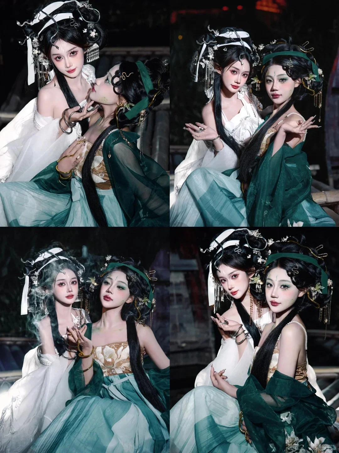 第一次尝试ccd拍青白蛇🐍闺蜜妆造无敌了