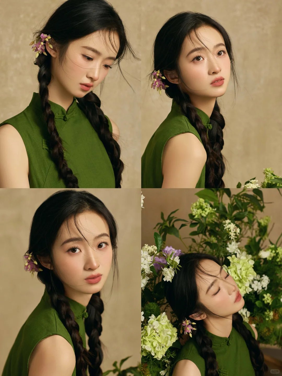 9组新中式旗袍写真，好温柔呀～