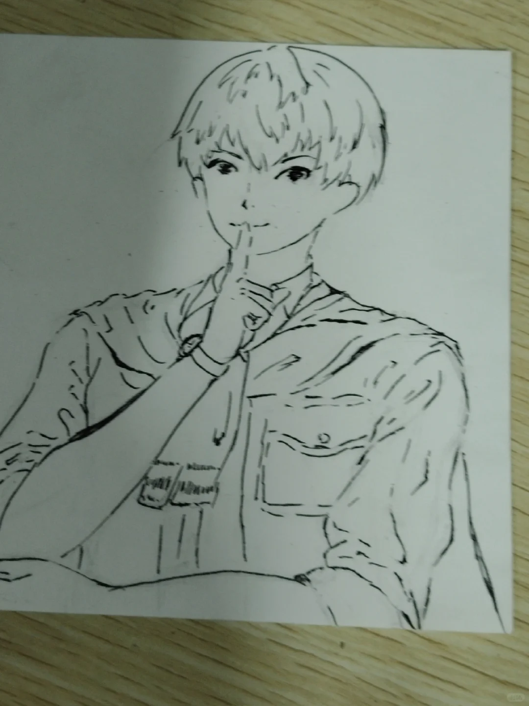 一起画来画大勇哥吧