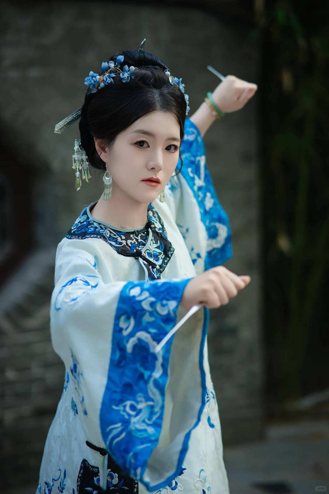 跟拍日常｜清汉服动作指导