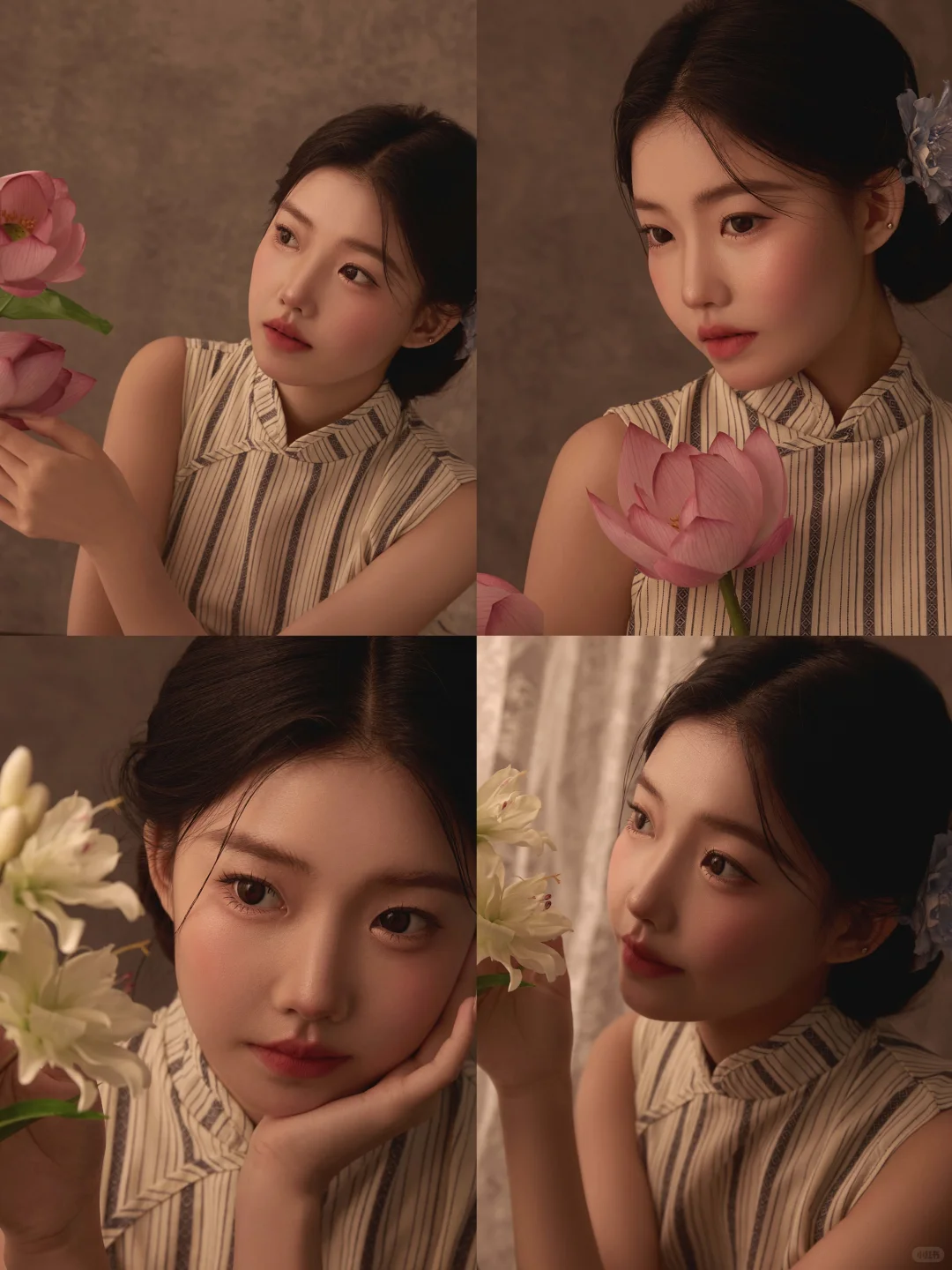 9组新中式旗袍写真，好温柔呀～