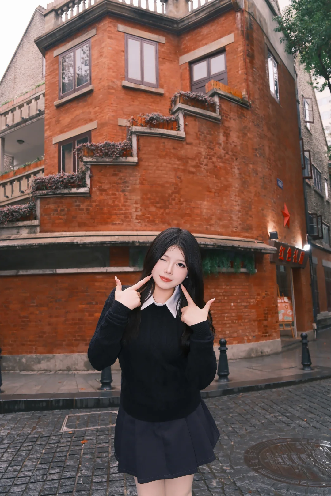 武汉跟拍 黎黄陂路 超会引导富士女摄149💰