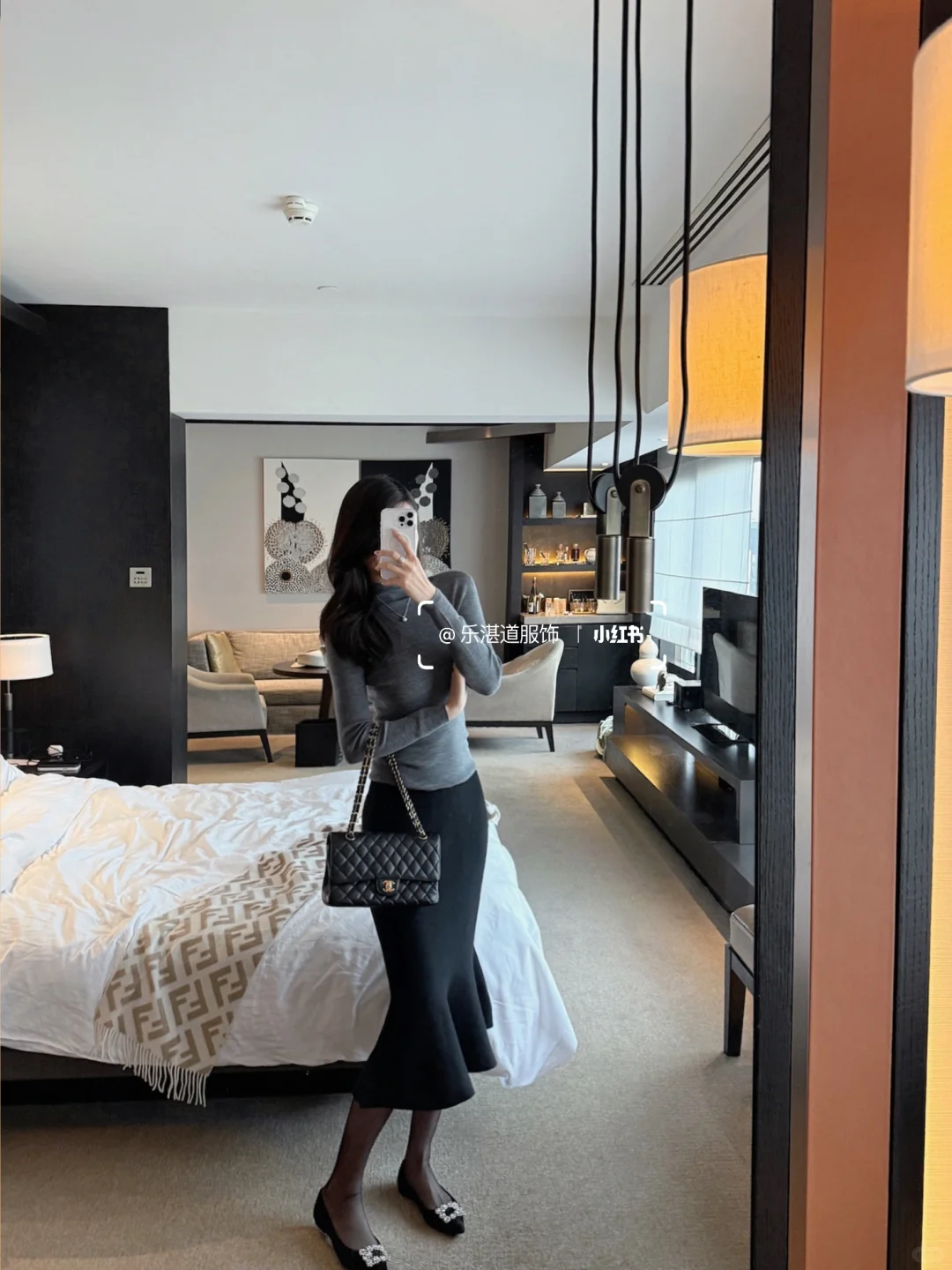 羊毛打底衫➕鱼尾裙！秋冬这样穿很美很显瘦！！