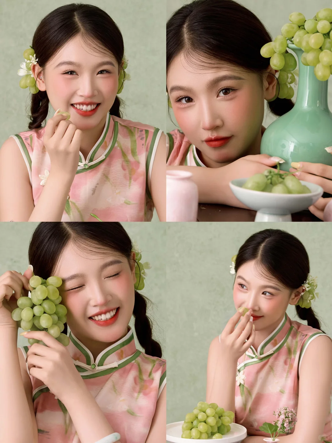 9组新中式旗袍写真，好温柔呀～