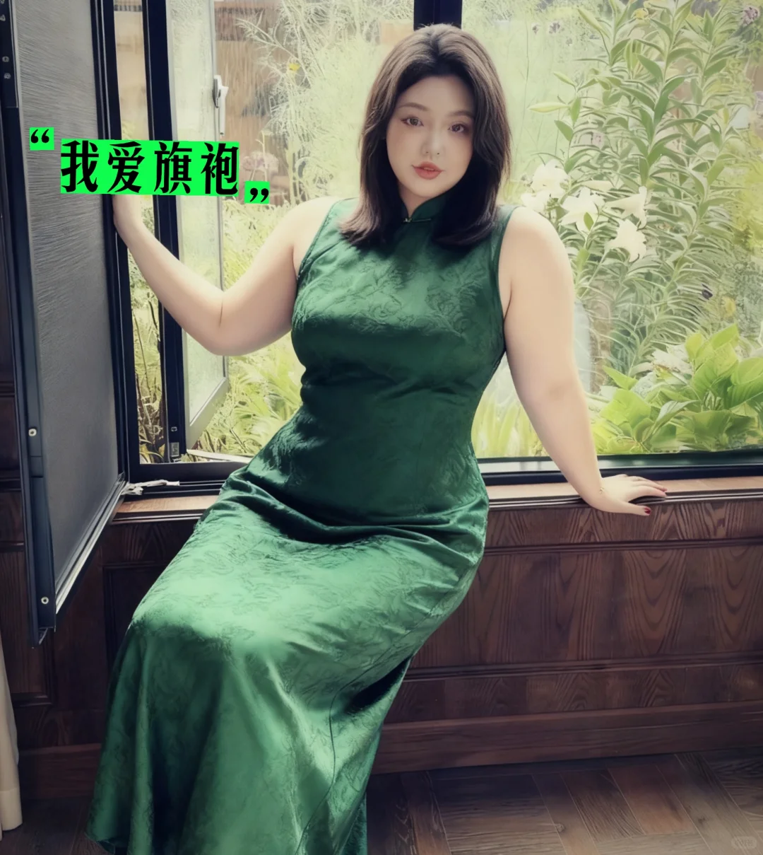 推开窗、遇见中式旗袍大女人BBW