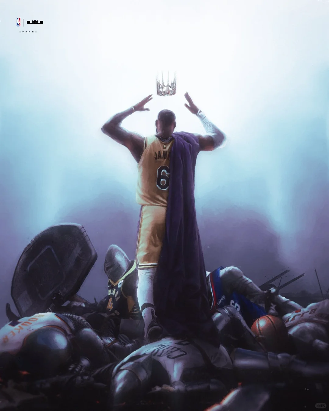 插画|来一波NBA神级壁纸 建议直接收藏！！