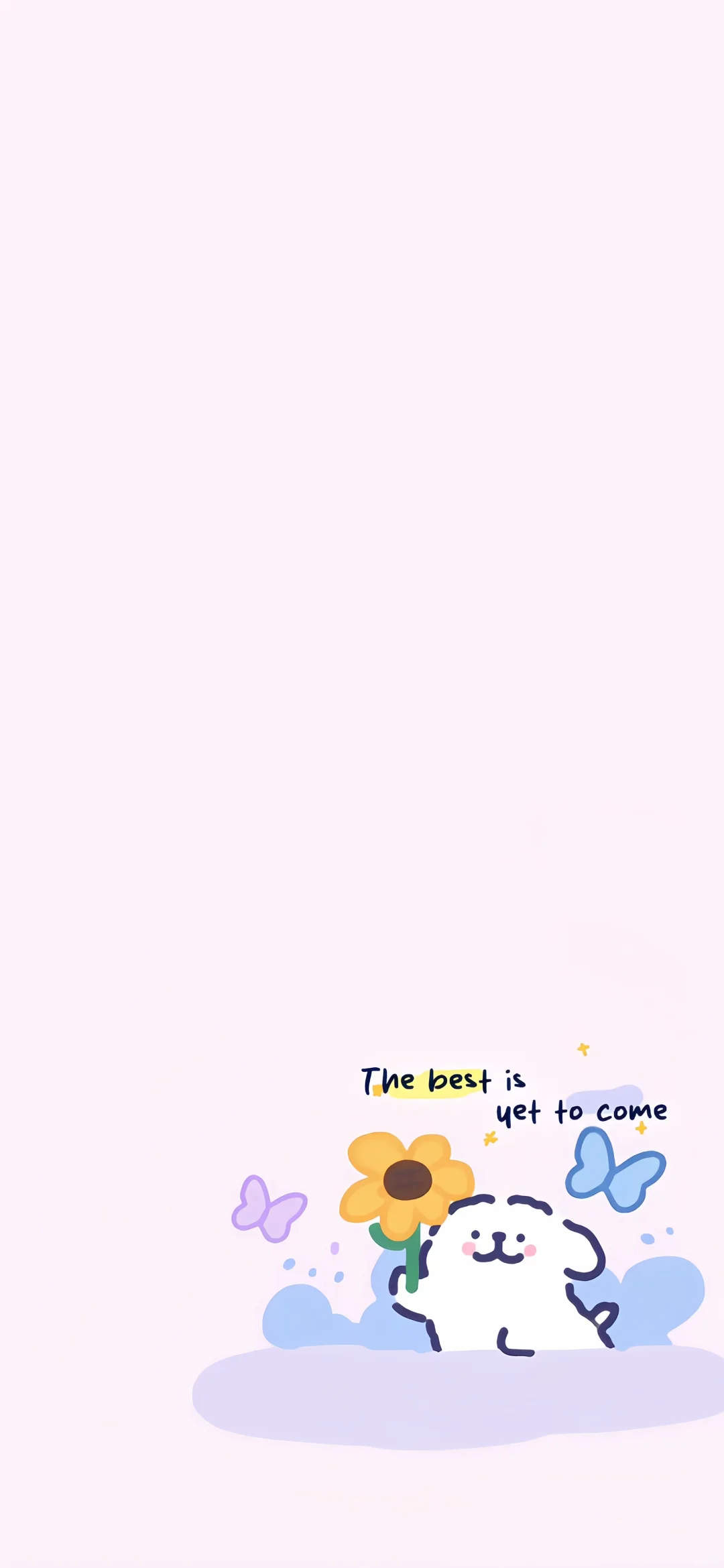 线条小狗🐶的壁纸~