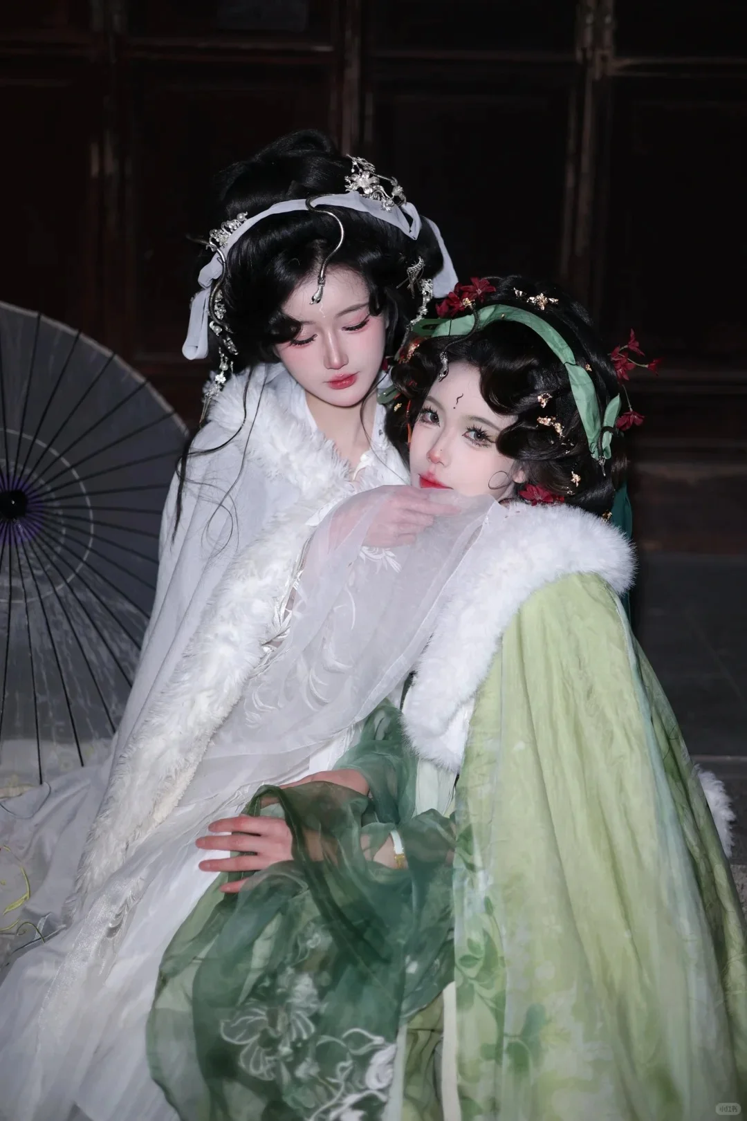 在西安尝试拍青白蛇🐍闺蜜妆造无敌了