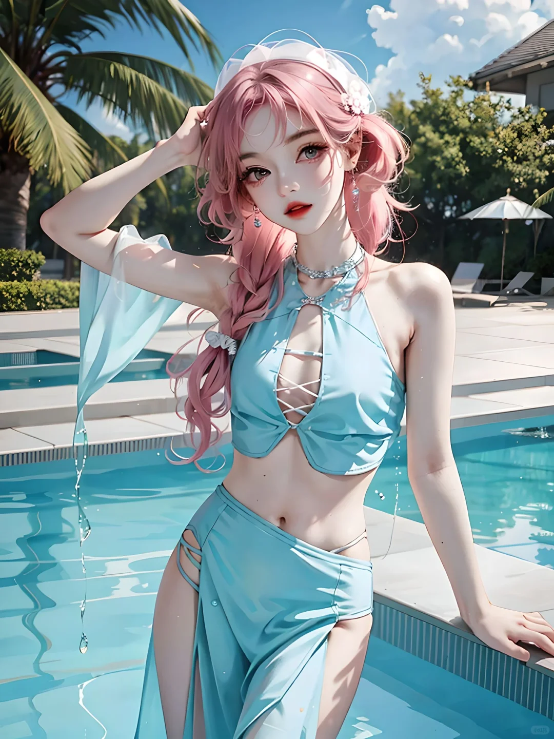 时尚私服｜泳池