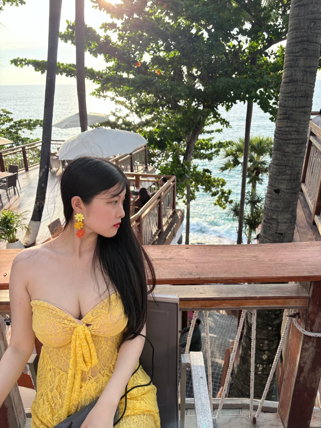 蛋黄的长裙 美丽的盛夏