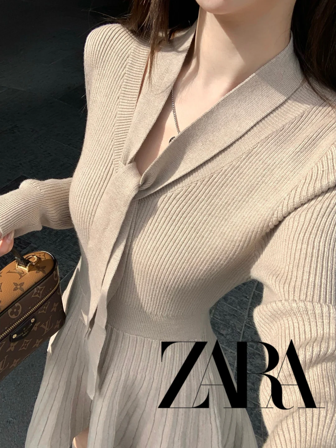 ❄️降温照样美！这件69💰连衣裙嘎嘎暖！