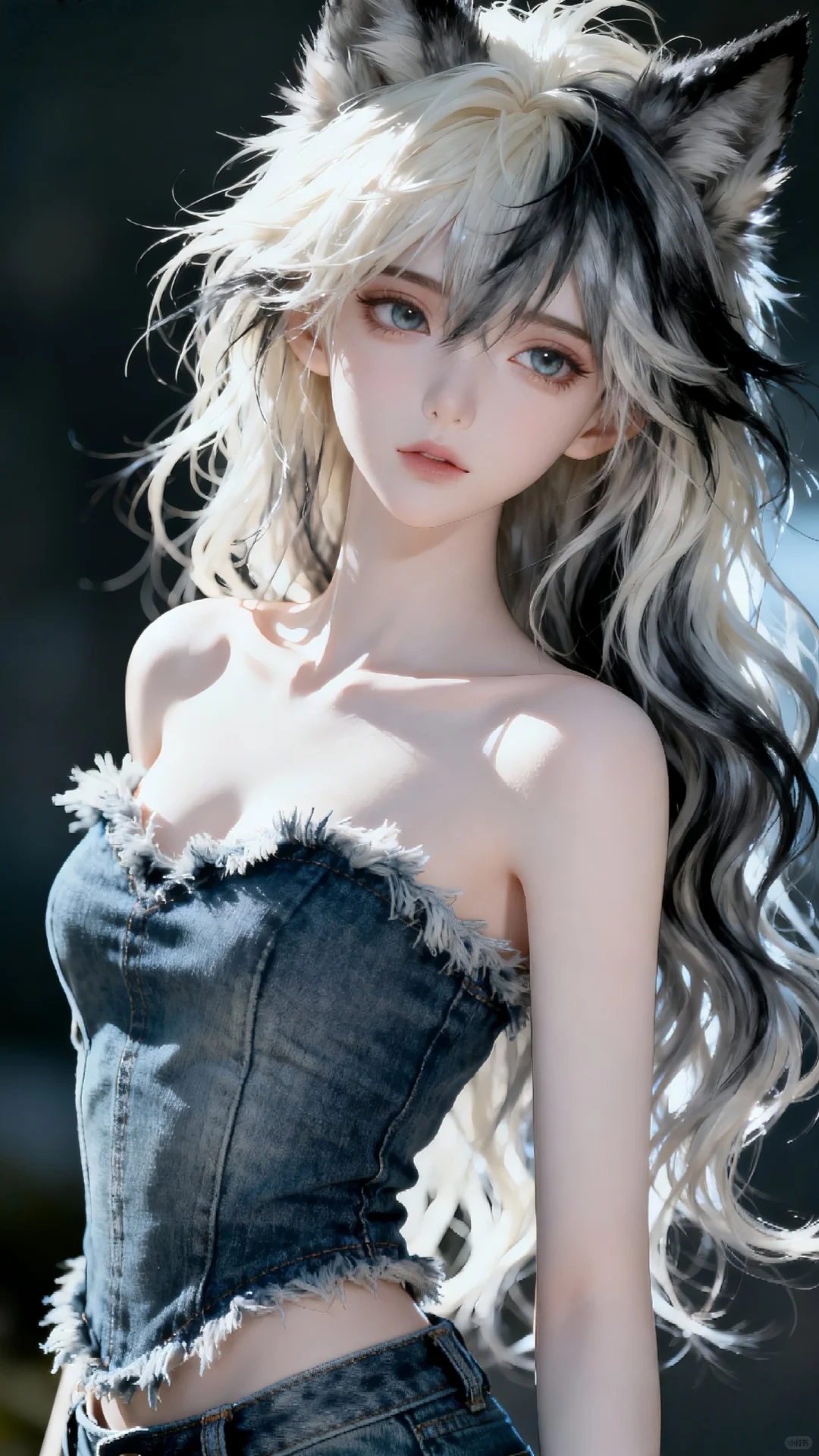 今日份壁纸暴击💥 狼耳姐姐美到我心巴上