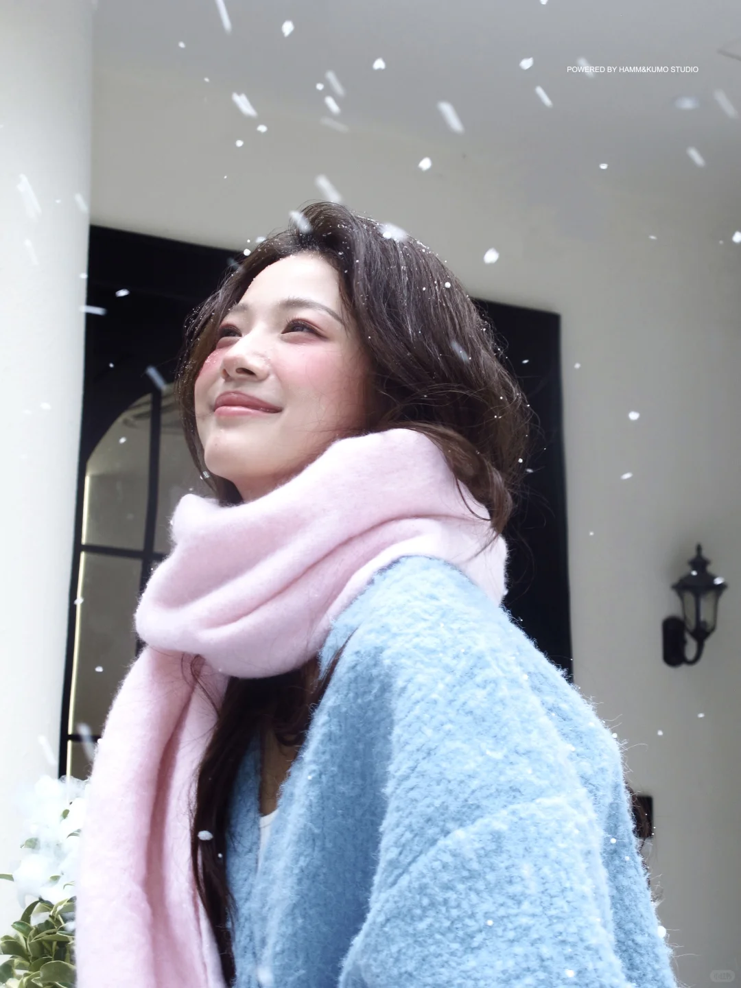 “她的笑容 融化了雪❄️”｜HammKumo雪景写真的