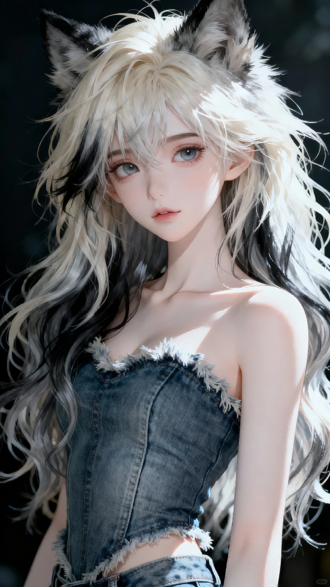 今日份壁纸暴击💥 狼耳姐姐美到我心巴上