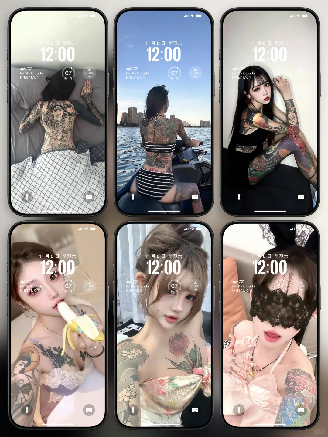 刺青纹身美女精选超清手机壁纸丨简介拿图