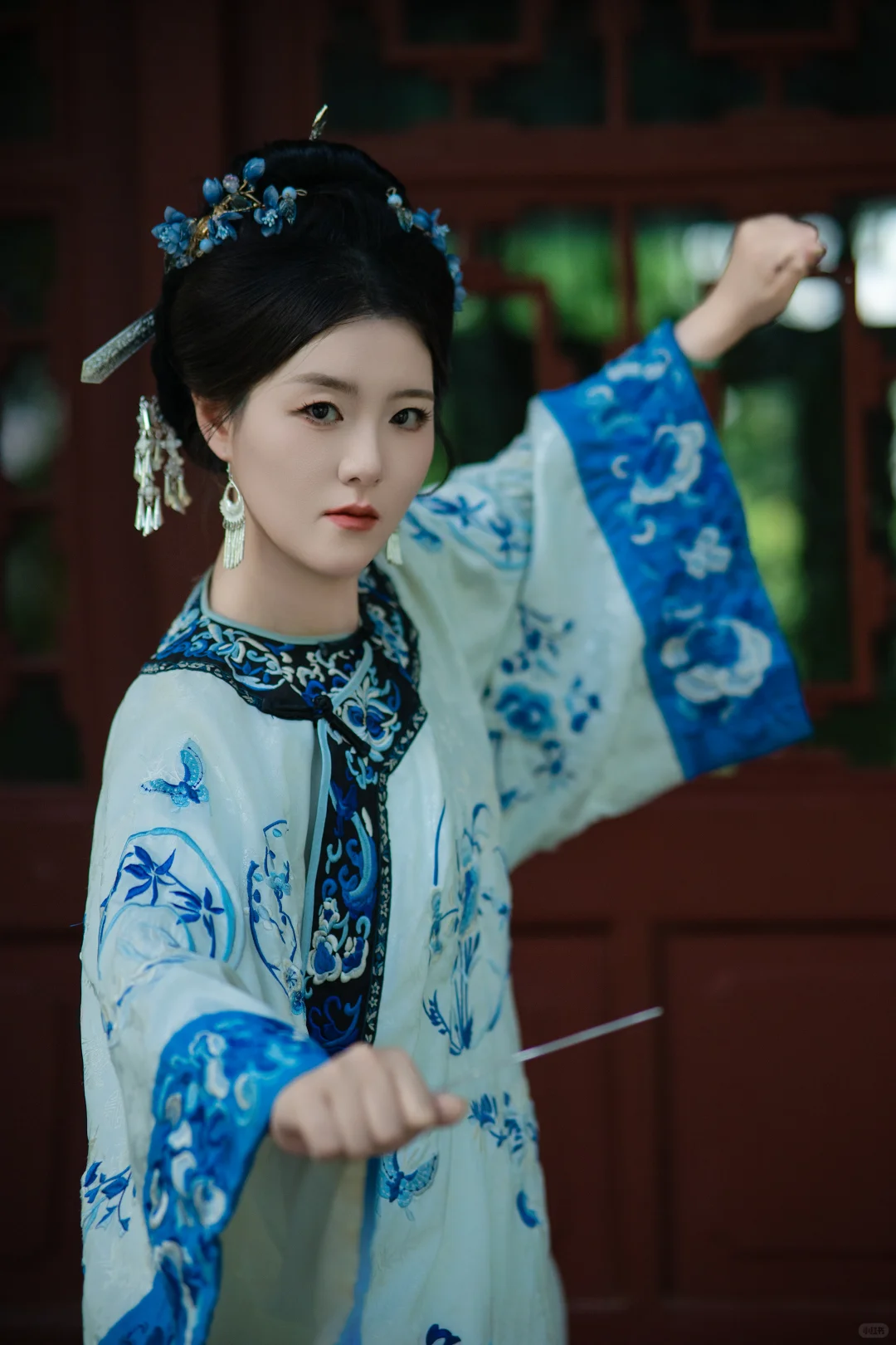 跟拍日常｜清汉服动作指导