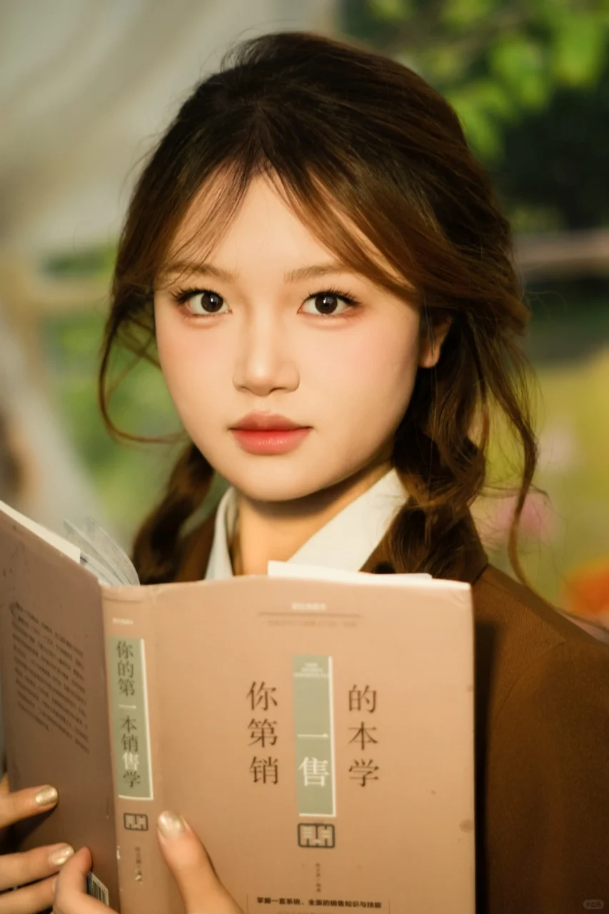 学院风写真，真的好韩啊！