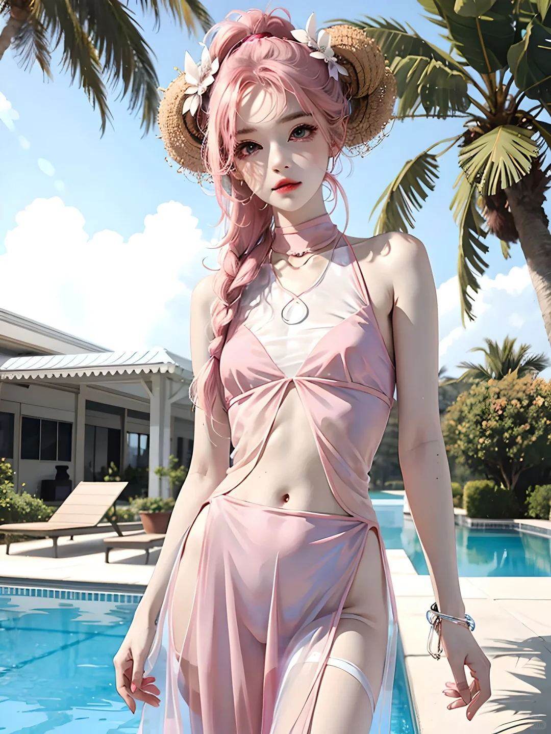 时尚私服｜泳池