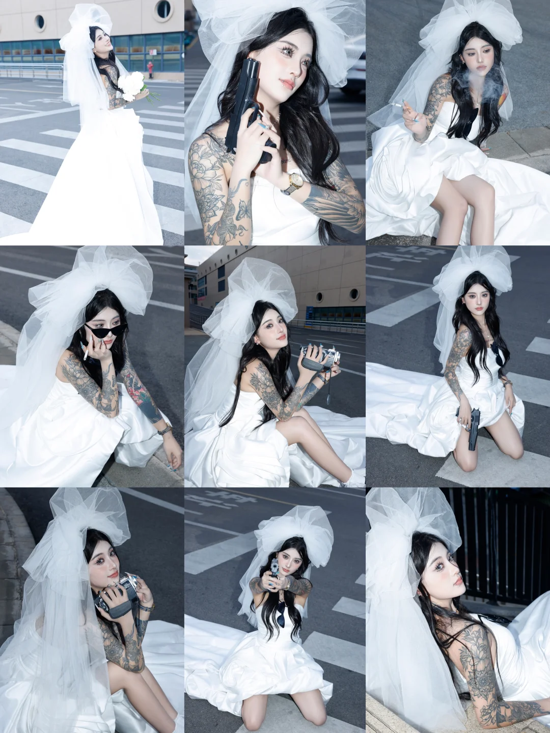 装美女好累，还好我是真美女