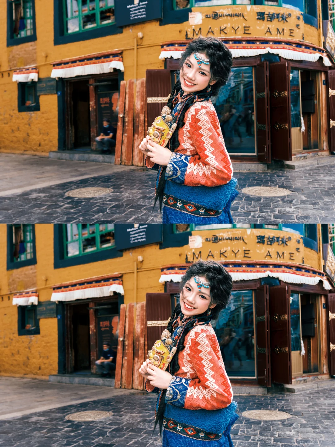 不愧是我‼️小小年纪就全款拿下藏服写真