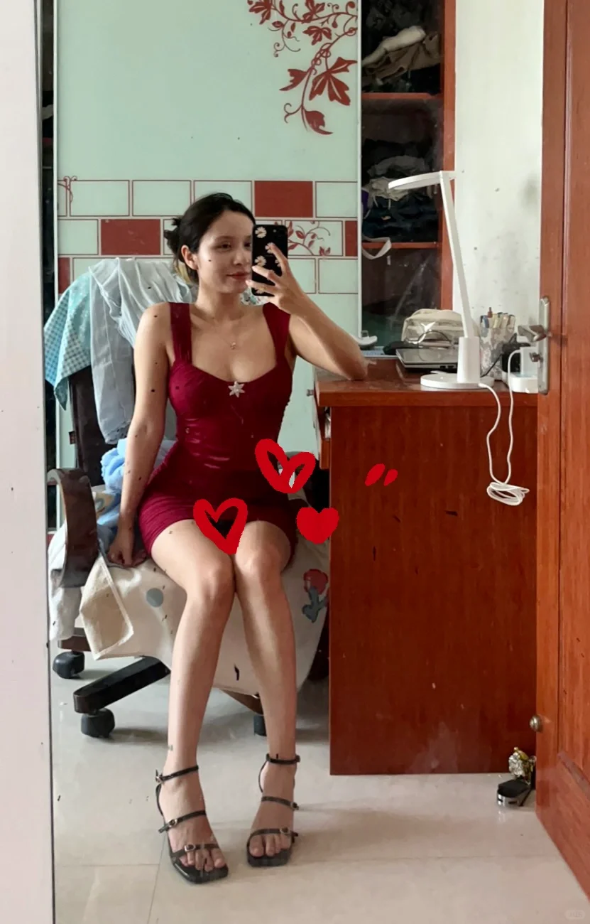 人妻｜红裙可真是风情万种啊