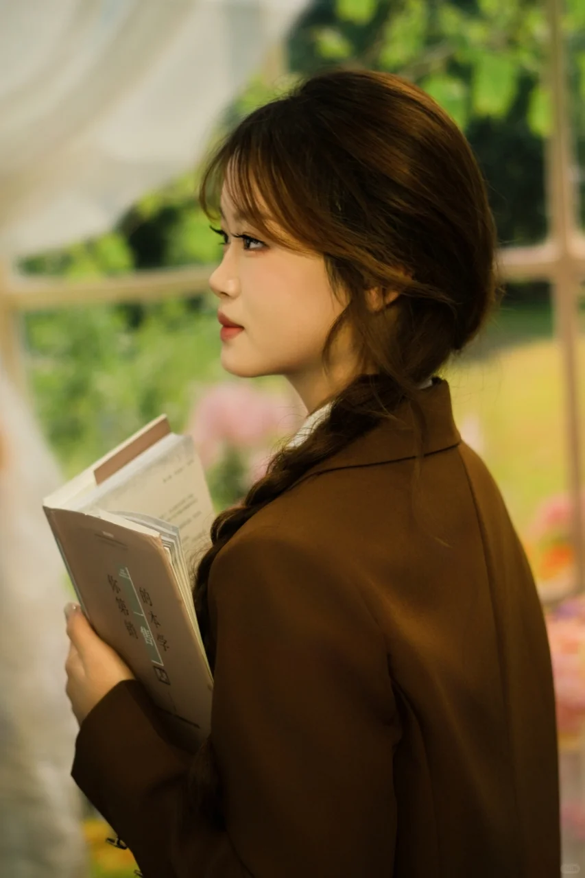 学院风写真，真的好韩啊！