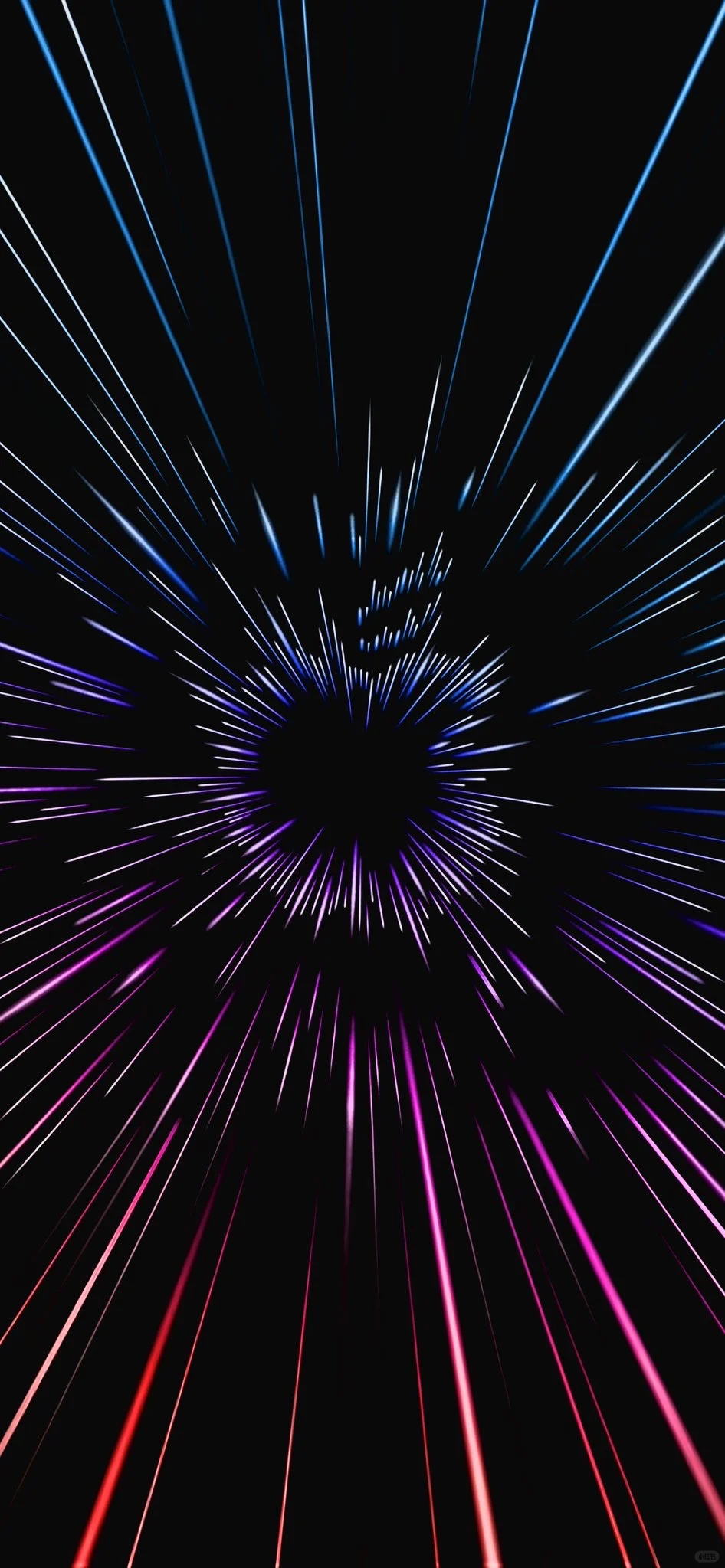 iPhone 五彩光轨壁纸