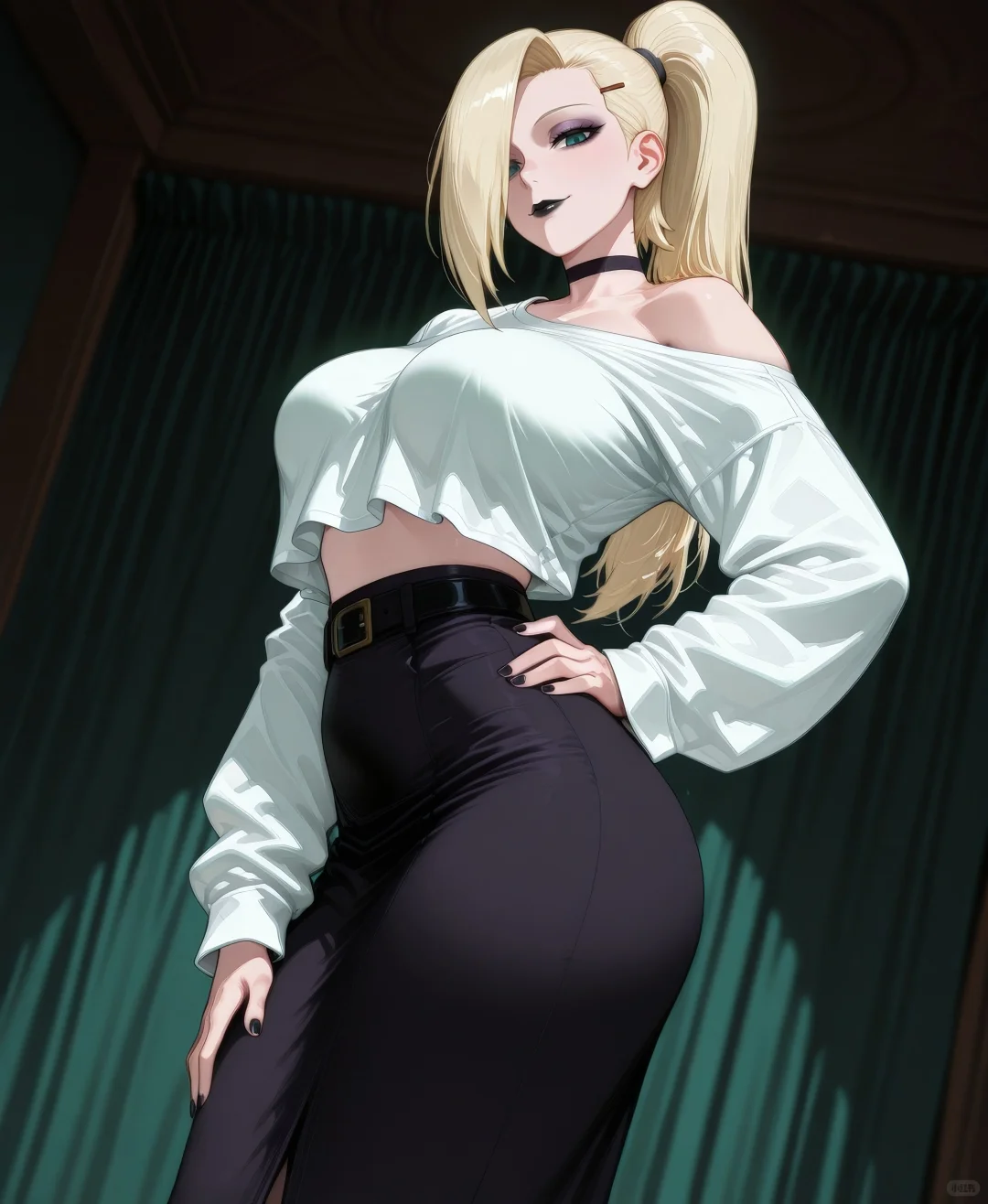 井野烟熏妆，邪魅诱惑风