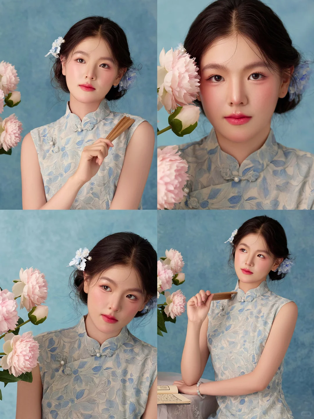 9组新中式旗袍写真，好温柔呀～