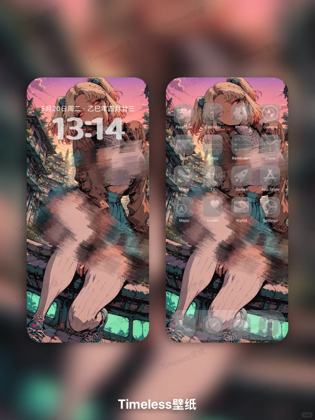 动漫壁纸｜自定义壁纸 双马尾