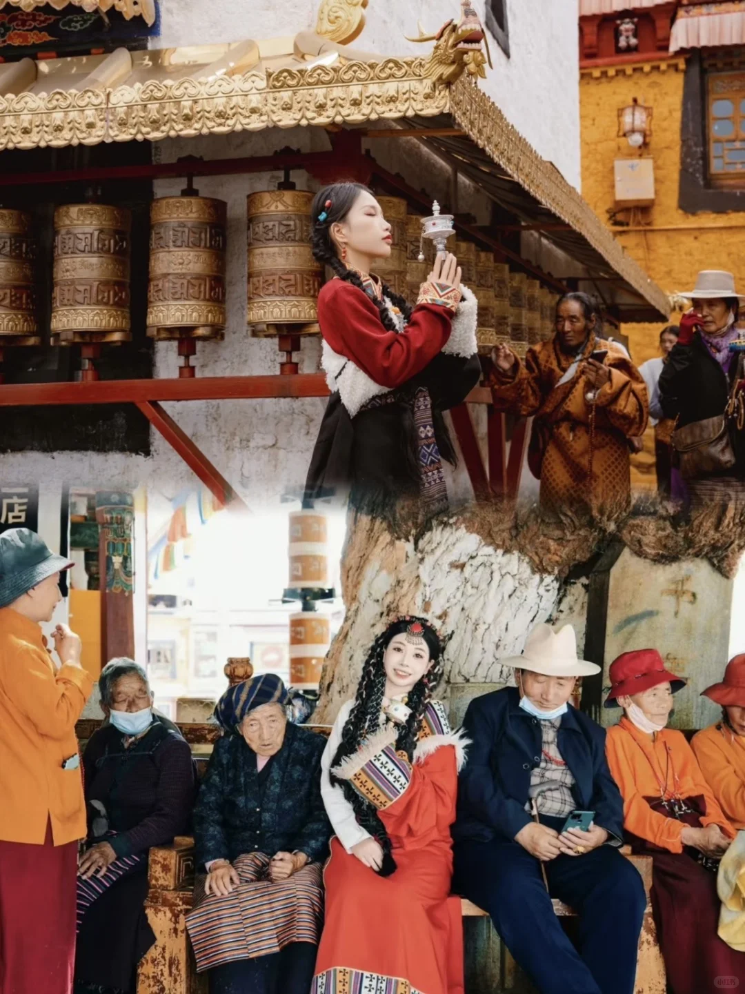 半个月香格里拉拍了100位客妹的女摄绝了！！