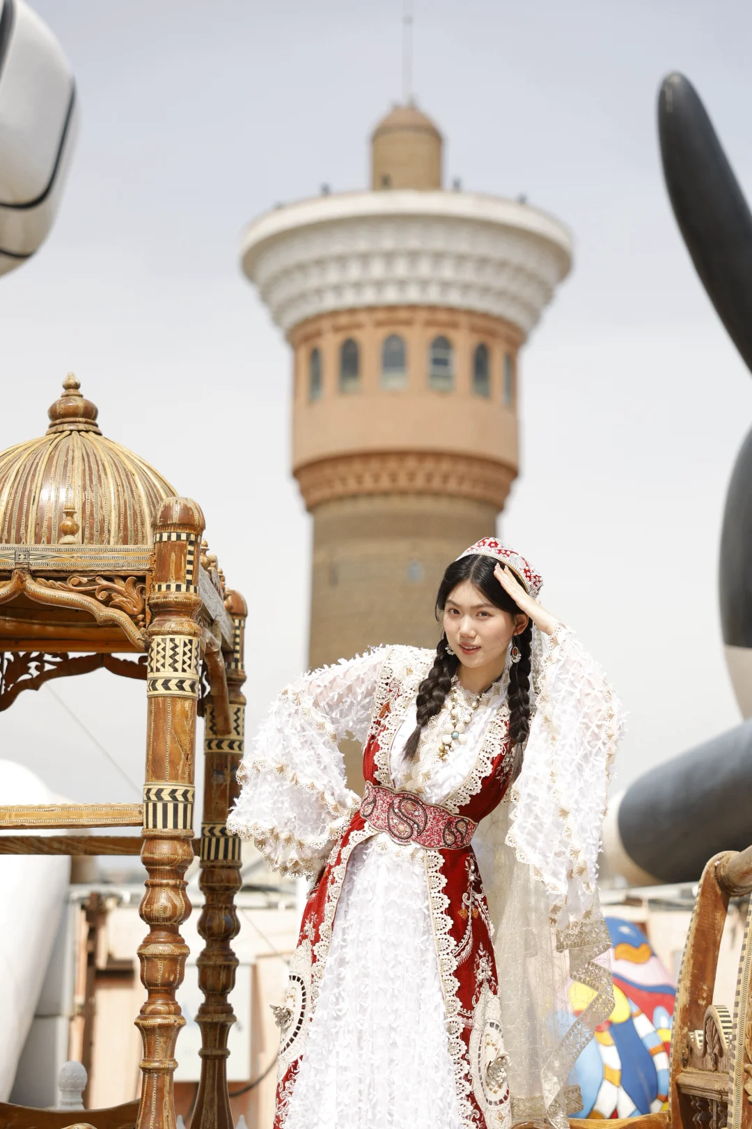 00后女大测评写真馆1——新疆印象巴扎旅拍