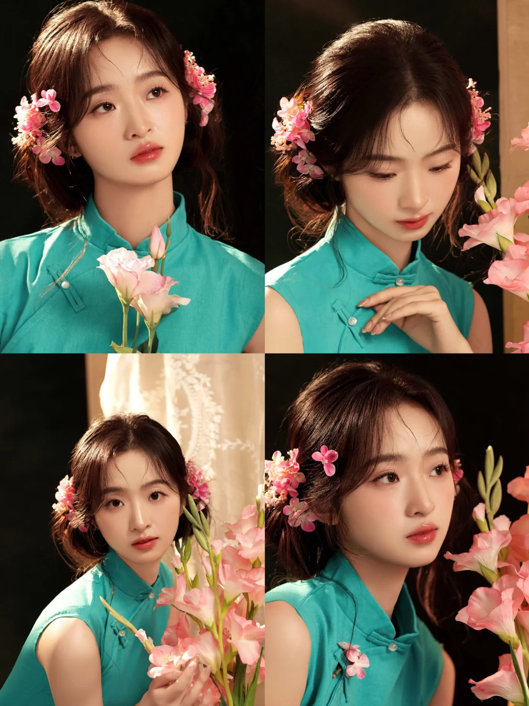 9组新中式旗袍写真，好温柔呀～