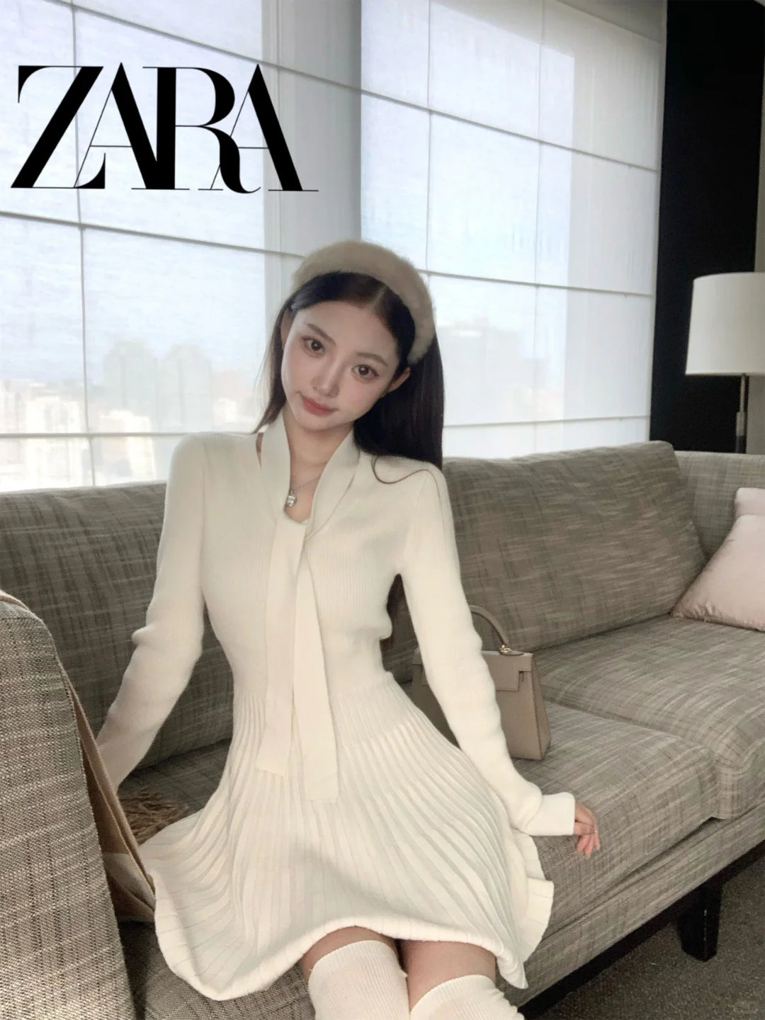 ❄️降温照样美！这件69💰连衣裙嘎嘎暖！