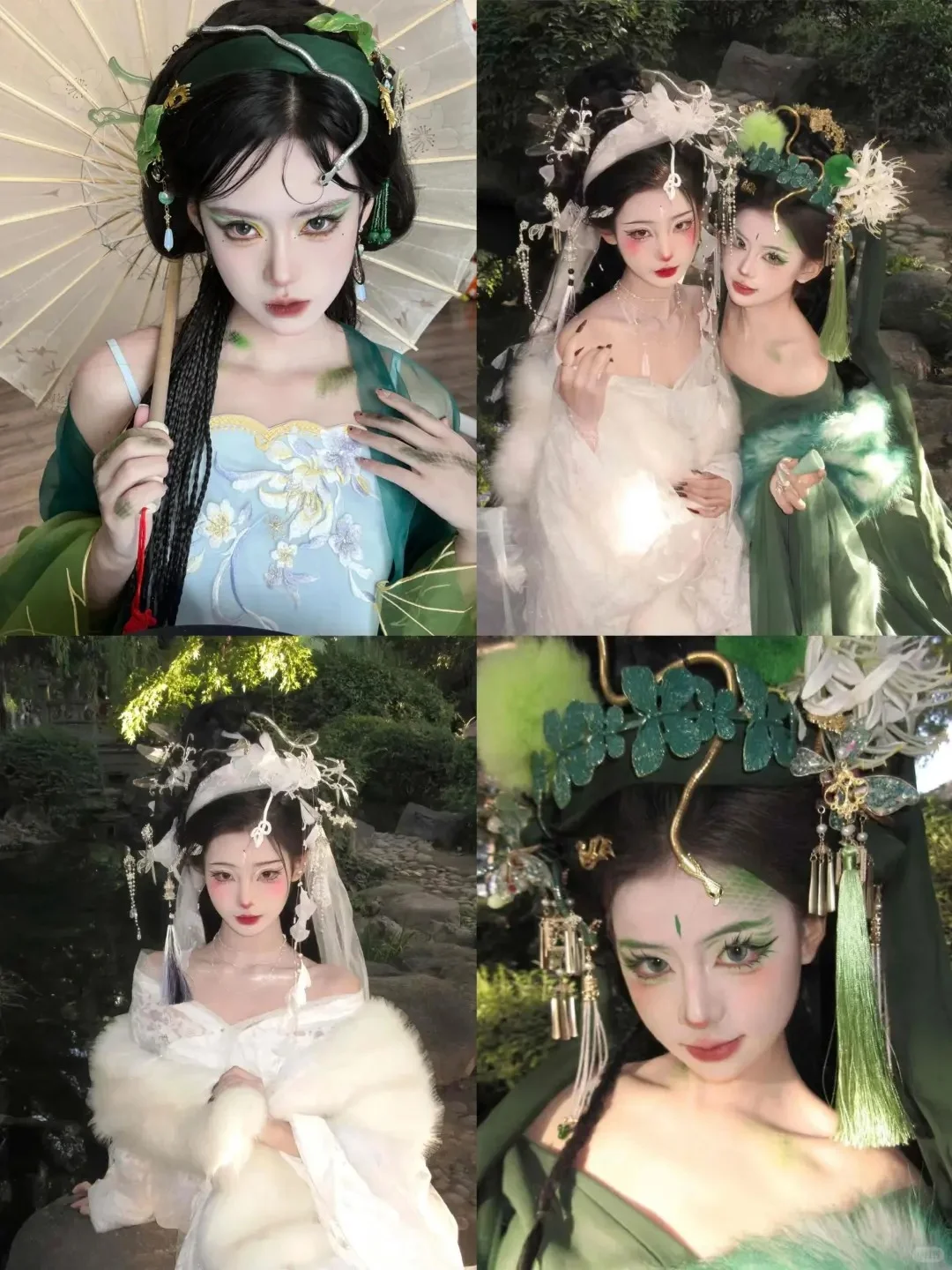 第一次尝试ccd拍青白蛇🐍闺蜜妆造无敌了