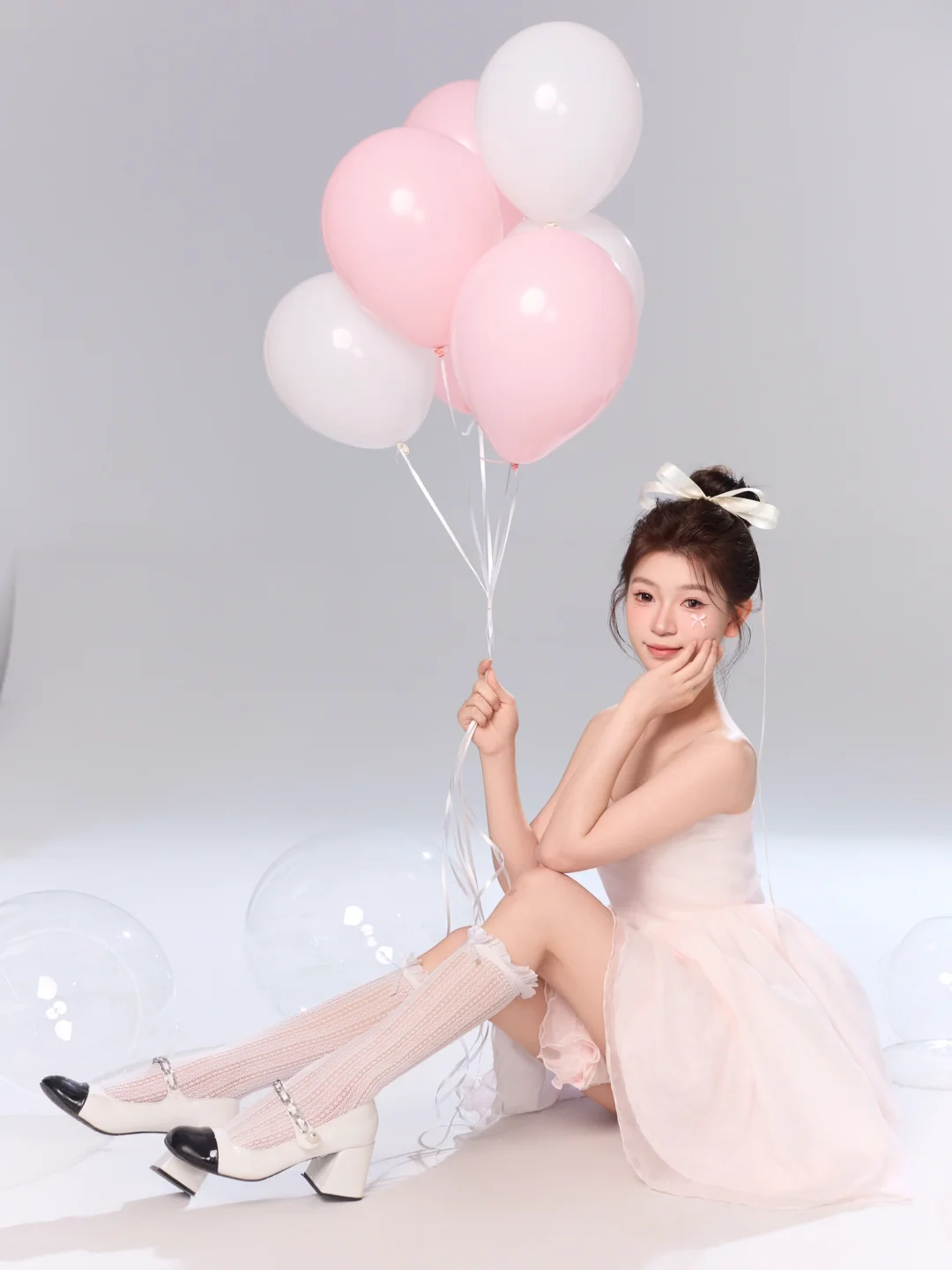 超可爱的韩系粉色生日写真🎀｜泸州写真