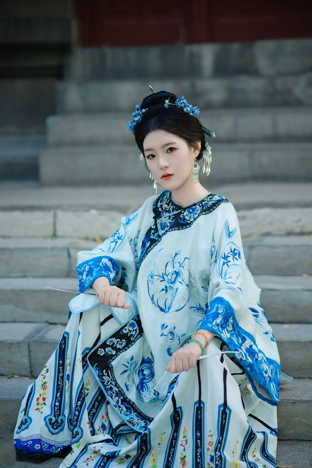 跟拍日常｜清汉服动作指导