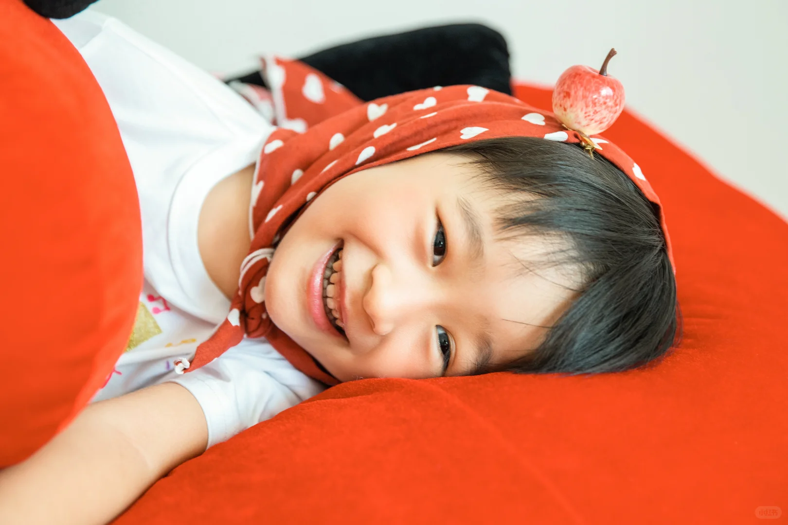 🍎 红苹果的甜，不及你们笑容的万分之一！