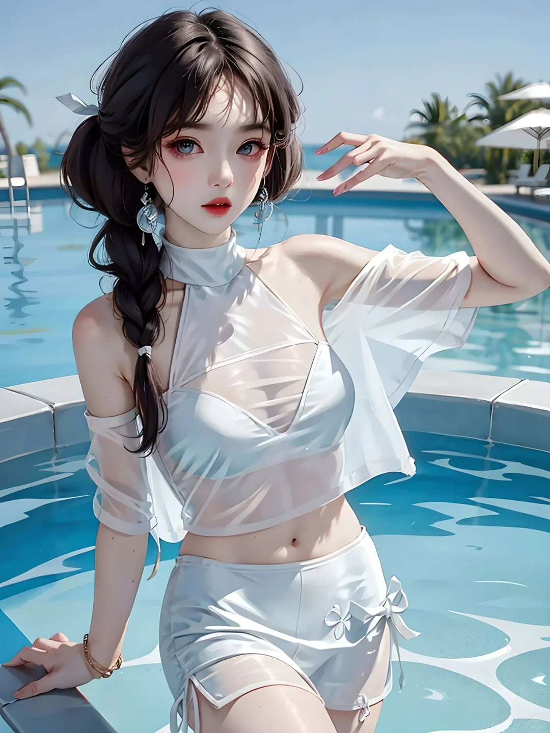 时尚私服｜泳池