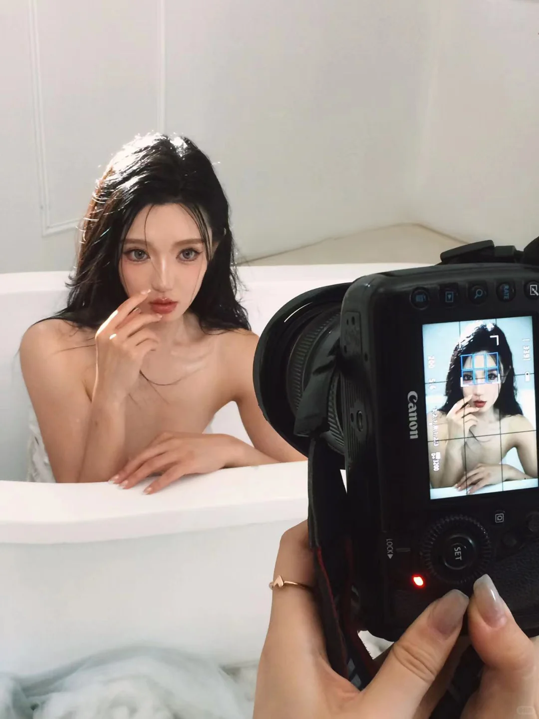 ✨氛围感拉满浴缸写真花絮✨