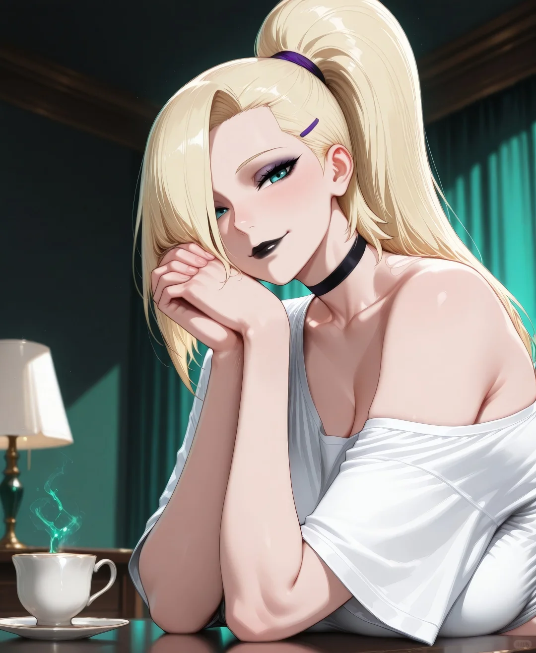 井野烟熏妆，邪魅诱惑风