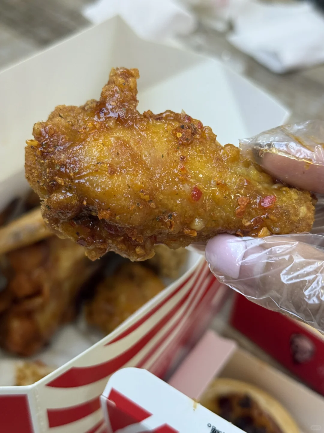 KFC薄皮金沙鸡翅