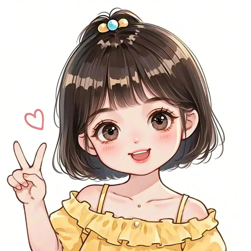 绝美！甜到心里的女孩头像