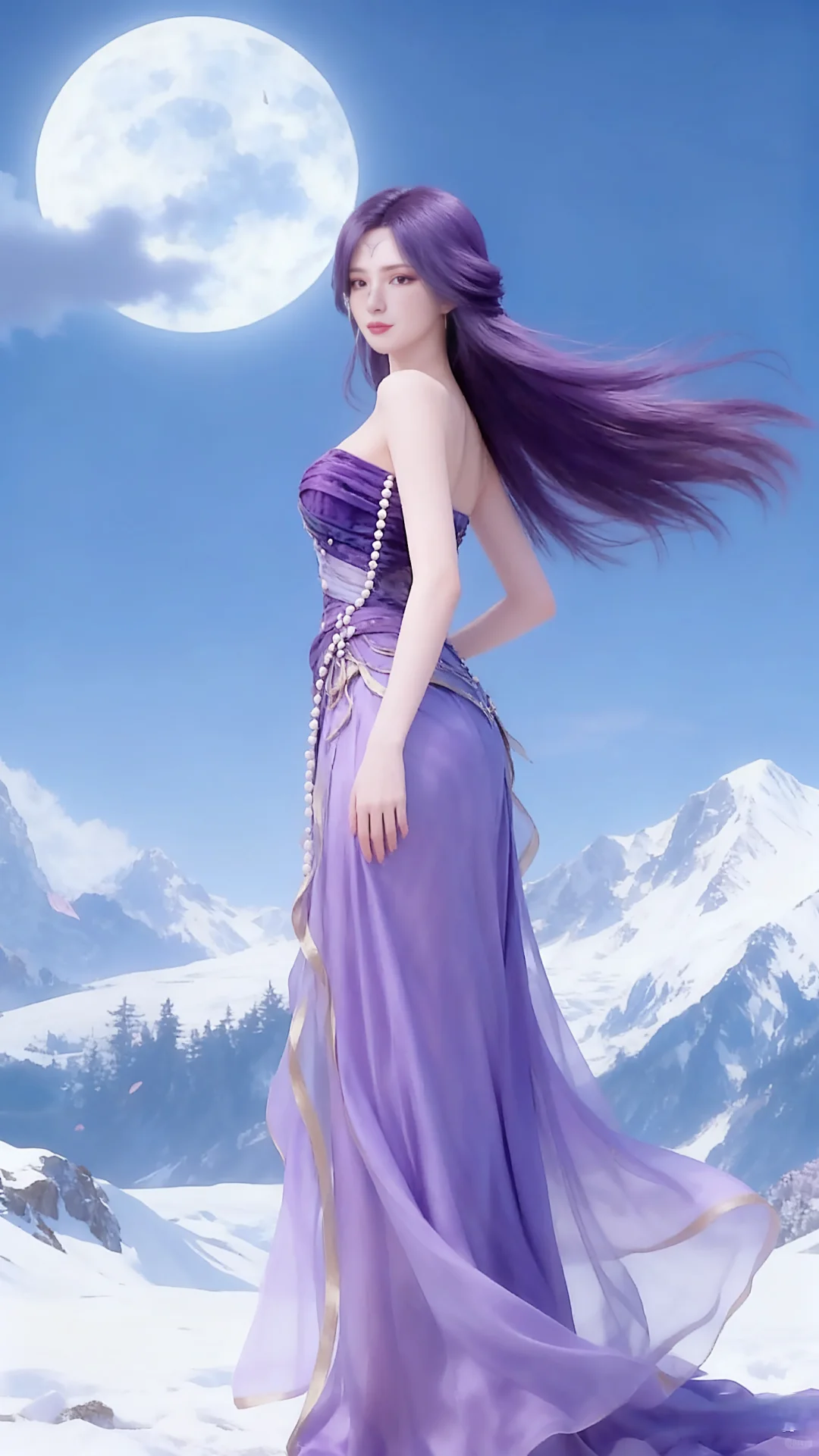 国漫女神穿上现代装安妙依