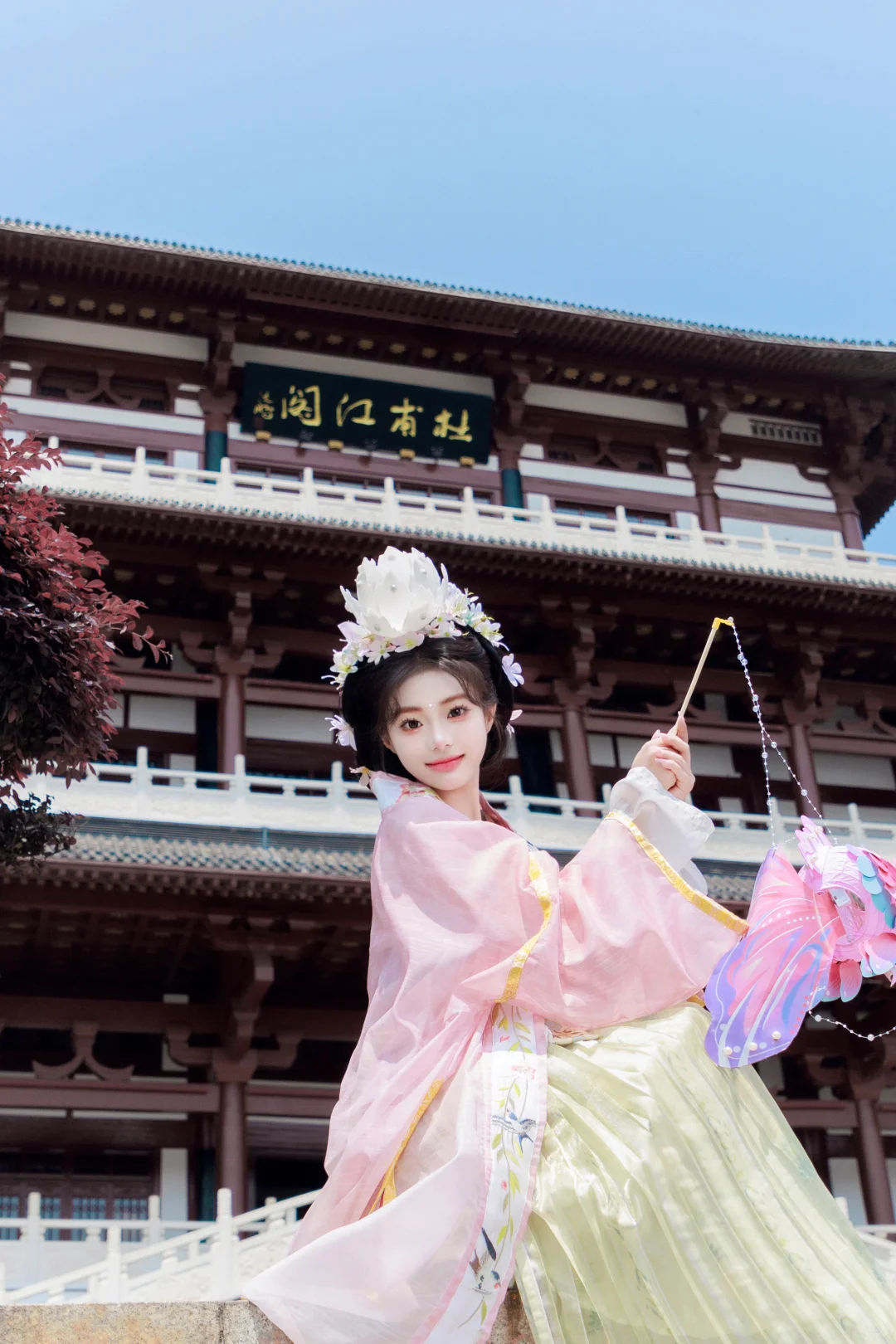 长沙写真｜阳光下的古风美少女