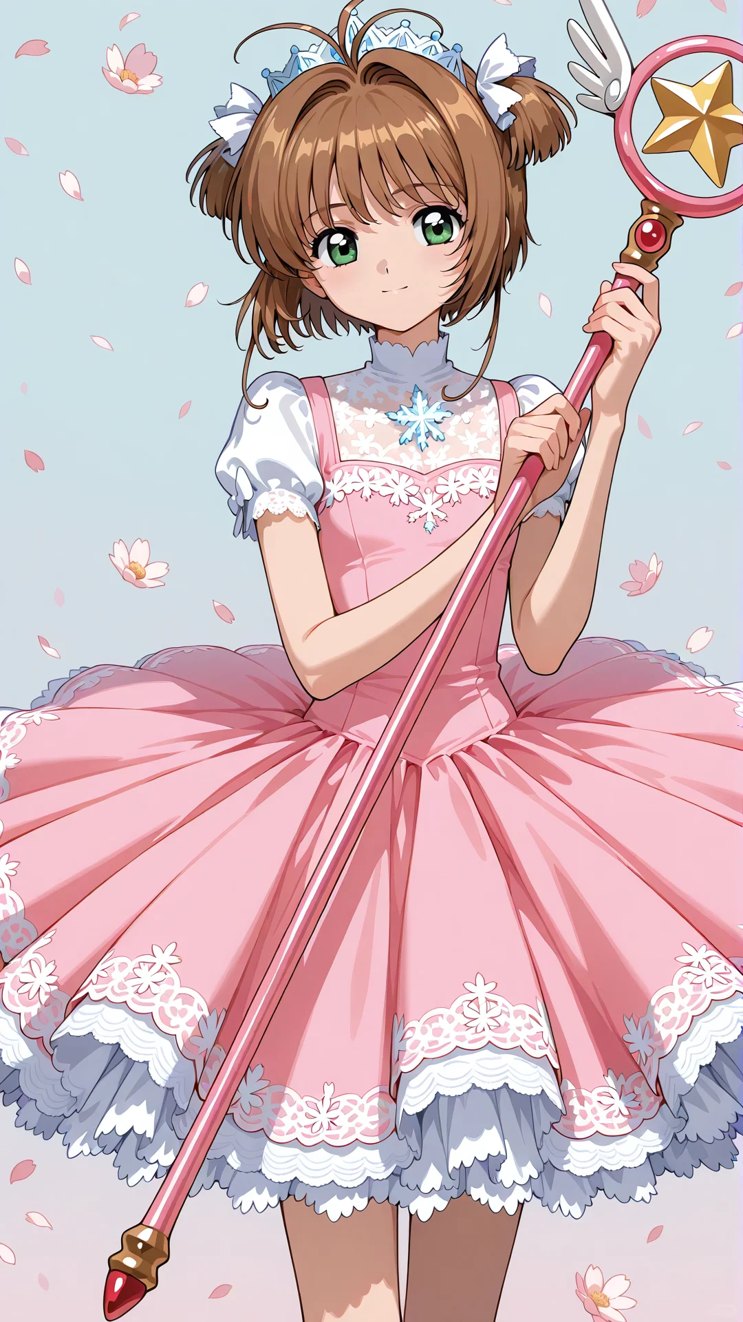 百变小樱蕾丝裙