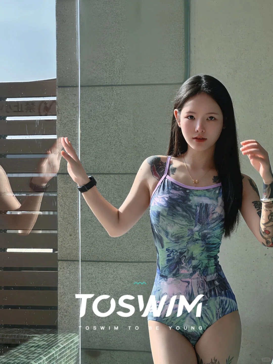 极光配色美到失语！泳衣也能穿成时装