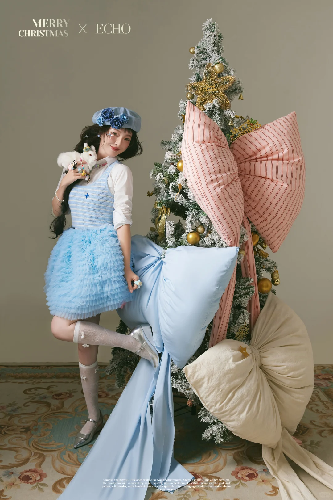 被这组圣诞写真美到了！❄️